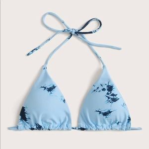 Tie Dye Halter Bikini Top